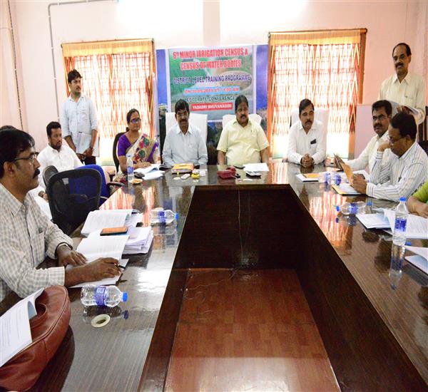 Yadadri Bhuvanagiri District                                                                                                                                                                                                                               - Minor Irrigation Census-6                                                                                                                              - Training class                                                                                                                                                                                                                                                  - dt.30/05/2019          